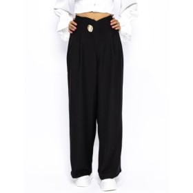 Pantaloni Dama P80170 NEGRU | KIKIRIKI