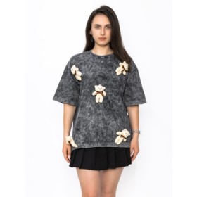 Tricou Dama T7272 GRI | KIKIRIKI