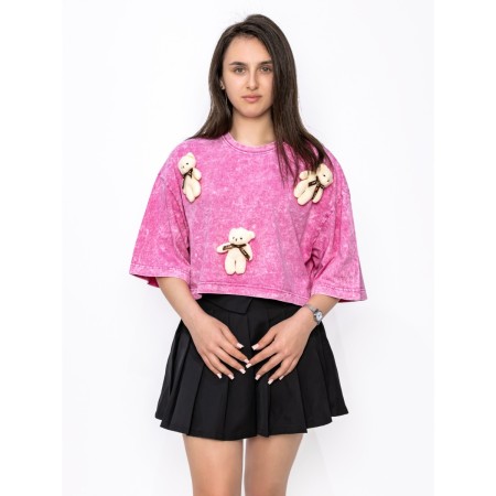 Tricou Dama T7274 ROZ | KIKIRIKI