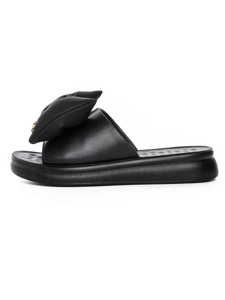 Papuci Dama din piele naturala 28-30 BLACK | FORMAZIONE