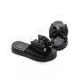 Papuci Dama din piele naturala 28-30 BLACK | FORMAZIONE