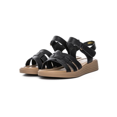 Sandale Dama din piele naturala KM8282 BLACK | FORMAZIONE