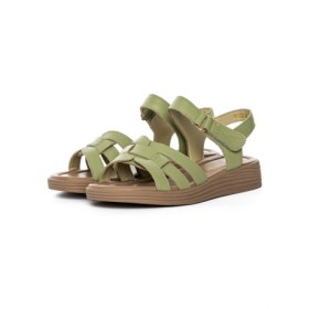 Sandale Dama din piele naturala KM8282 GREEN | FORMAZIONE