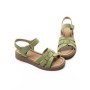 Sandale Dama din piele naturala KM8282 GREEN | FORMAZIONE