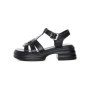 Sandale Dama din piele naturala TP1007-1 BLACK | FORMAZIONE