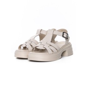 Sandale Dama din piele naturala TP1007-1 CREAM | FORMAZIONE