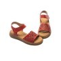 Sandale Dama din piele naturala 33177 RED | FORMAZIONE