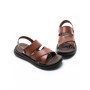 Sandale Barbati din piele naturala 72008 BROWN | ADVANCER