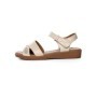 Sandale Dama din piele naturala 52033 CREAM | FORMAZIONE