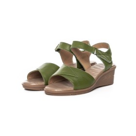 Sandale Dama din piele naturala 22002S GREEN | FORMAZIONE