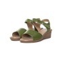 Sandale Dama din piele naturala 22002S GREEN | FORMAZIONE