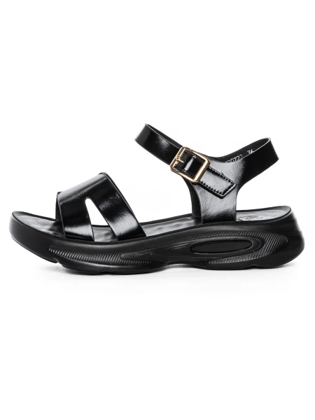 Sandale Dama din piele naturala 220722 BLACK | FORMAZIONE