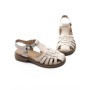Sandale Dama din piele naturala 5250 CREAM | FORMAZIONE
