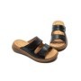 Papuci Dama din piele naturala 33173 BLACK | FORMAZIONE