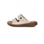 Papuci Dama din piele naturala 33173 CREAM | FORMAZIONE