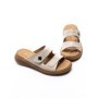 Papuci Dama din piele naturala 33173 CREAM | FORMAZIONE