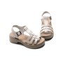Sandale Dama din piele naturala 246609T CREAM | FORMAZIONE