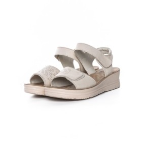 Sandale Dama din piele naturala 71-23 CREAM | FORMAZIONE