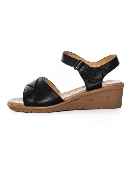 Sandale Dama cu Talpa Joasa 22002S Negru | Formazione » Reina.Ro