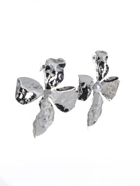 Cercei de Dama E130 Argintiu | Mei » Reina.Ro