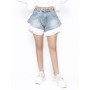 Blugi Scurti Dama S22033 ALBASTRU | KIKIRIKI