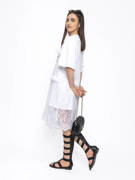 Rochie Dama BW6075 ALB | KIKIRIKI