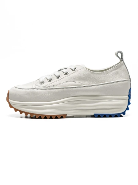 Pantofi Sport Dama din piele naturala 9529-2X Alb | Fran... » Reina.Ro