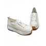 Pantofi Sport Dama din piele naturala 9529-2X Alb | Fran... » Reina.Ro
