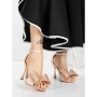 Sandale Dama cu Toc Subtire 5XKK16 BEIGE | MEI