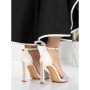 Sandale Dama cu Toc Subtire 5XKK19 BEIGE | MEI