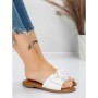Papuci Dama cu Talpa Joasa 5PT9 WHITE | MEI
