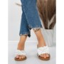 Papuci Dama cu Talpa Joasa 5PT9 WHITE | MEI