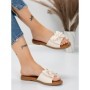 Papuci Dama cu Talpa Joasa 5PT9 BEIGE | MEI