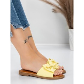 Papuci Dama cu Talpa Joasa 5PT9 YELLOW | MEI