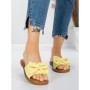 Papuci Dama cu Talpa Joasa 5PT9 YELLOW | MEI