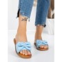 Papuci Dama cu Talpa Joasa 5PT9 BLUE | MEI