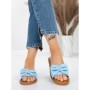 Papuci Dama cu Talpa Joasa 5PT9 BLUE | MEI