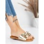 Papuci Dama cu Talpa Joasa 5PT9 LIGHT GOLD | MEI