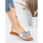 Papuci Dama cu Talpa Joasa 5PT9 SILVER | MEI