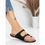 Papuci Dama cu Talpa Joasa J588-5 BLACK | MEI