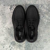 Pantofi Barbati din piele naturala  B32323 Negru (C34) Reina