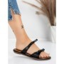 Papuci Dama cu Talpa Joasa J588-8 BLACK | MEI