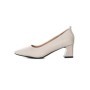 Pantofi cu Toc gros 267678 Crem | Formazione
