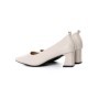 Pantofi cu Toc gros 267678 Crem | Formazione