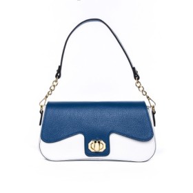 Genti Dama Din Piele Naturala GD37 WHITE-BLUE | FORSETI