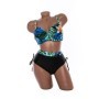 Costum de baie dama LM16 NEGRU-ALBASTRU | MEINA