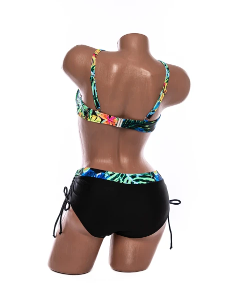 Costum de baie dama LM16 NEGRU-ALBASTRU | MEINA