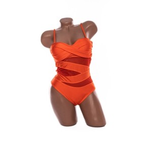 Costum de baie dama Y1919 PORTOCALIU | MEINA