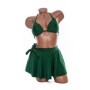 Costum de baie dama F228 VERDE INCHIS | MEINA