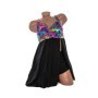 Costum de baie dama Y30220 FUCSIA-NEGRU | MEINA